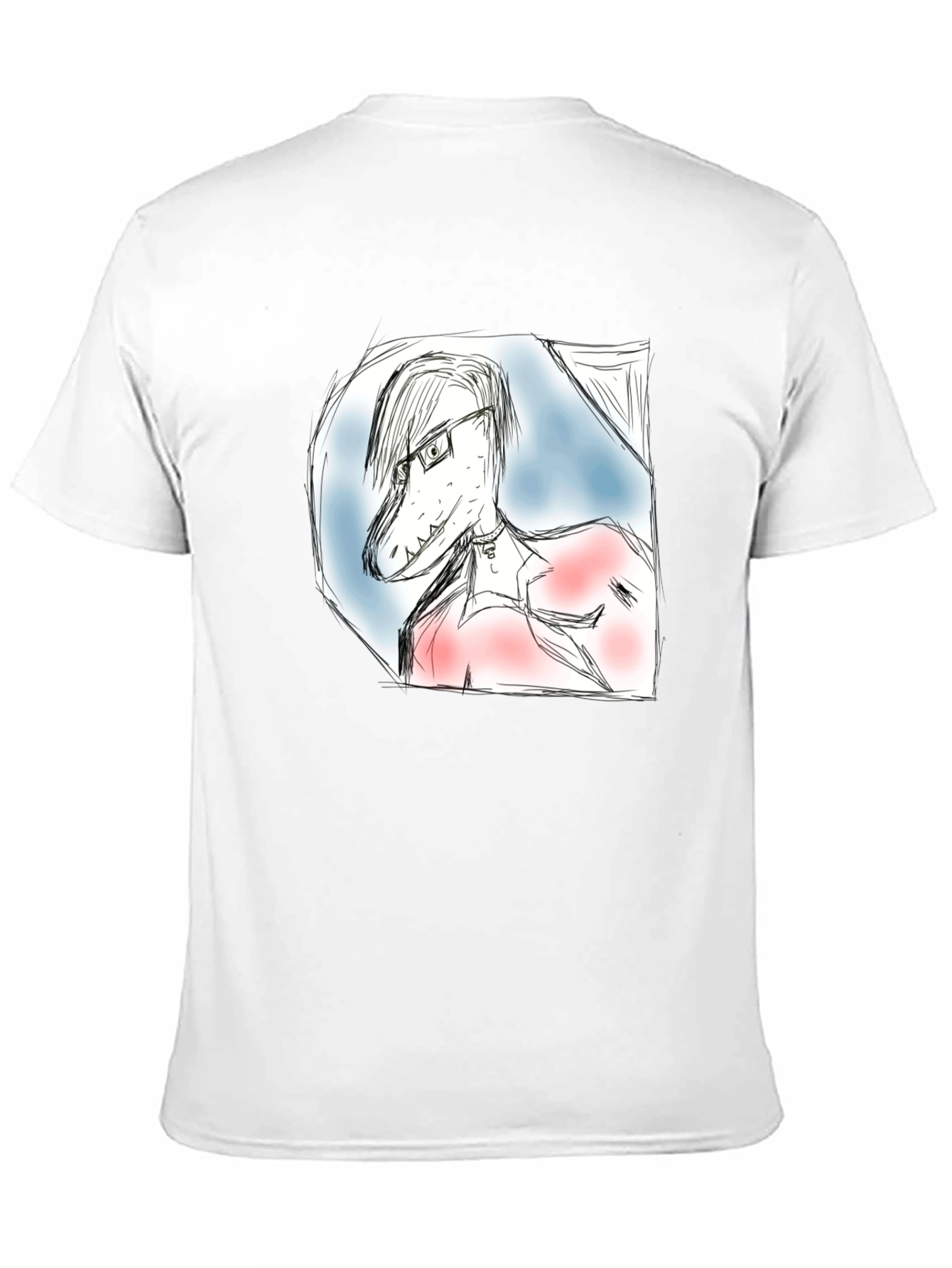 Dinosaur Sketch T-Shirt - Unique Graphic Tee