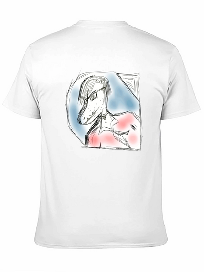 Dinosaur Sketch T-Shirt - Unique Graphic Tee