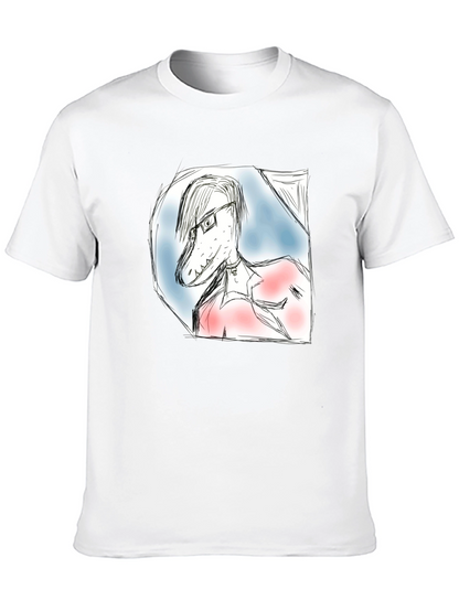 Dinosaur Sketch T-Shirt - Unique Graphic Tee