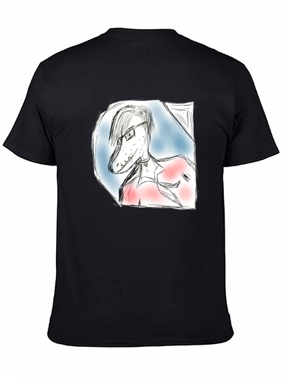 Dinosaur Sketch T-Shirt - Unique Graphic Tee