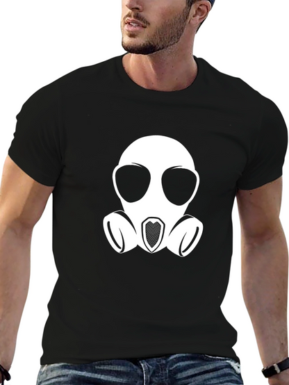 Gas Mask Graphic Tee - Stylish Comfort