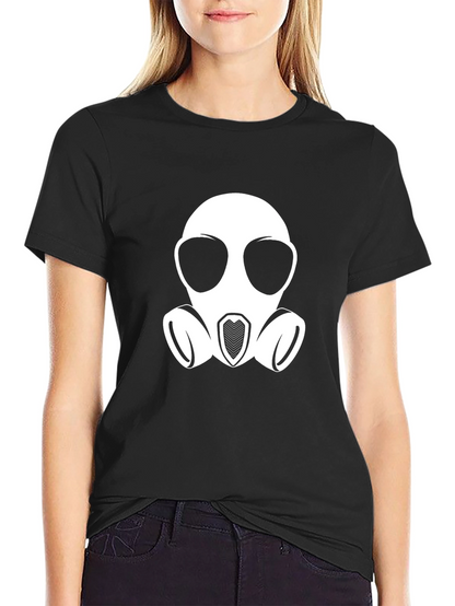 Gas Mask Graphic Tee - Stylish Comfort