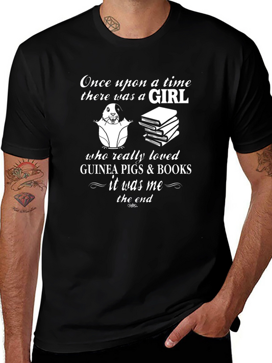 Guinea Pig & Book Lover T-Shirt