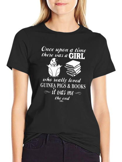 Guinea Pig & Book Lover T-Shirt