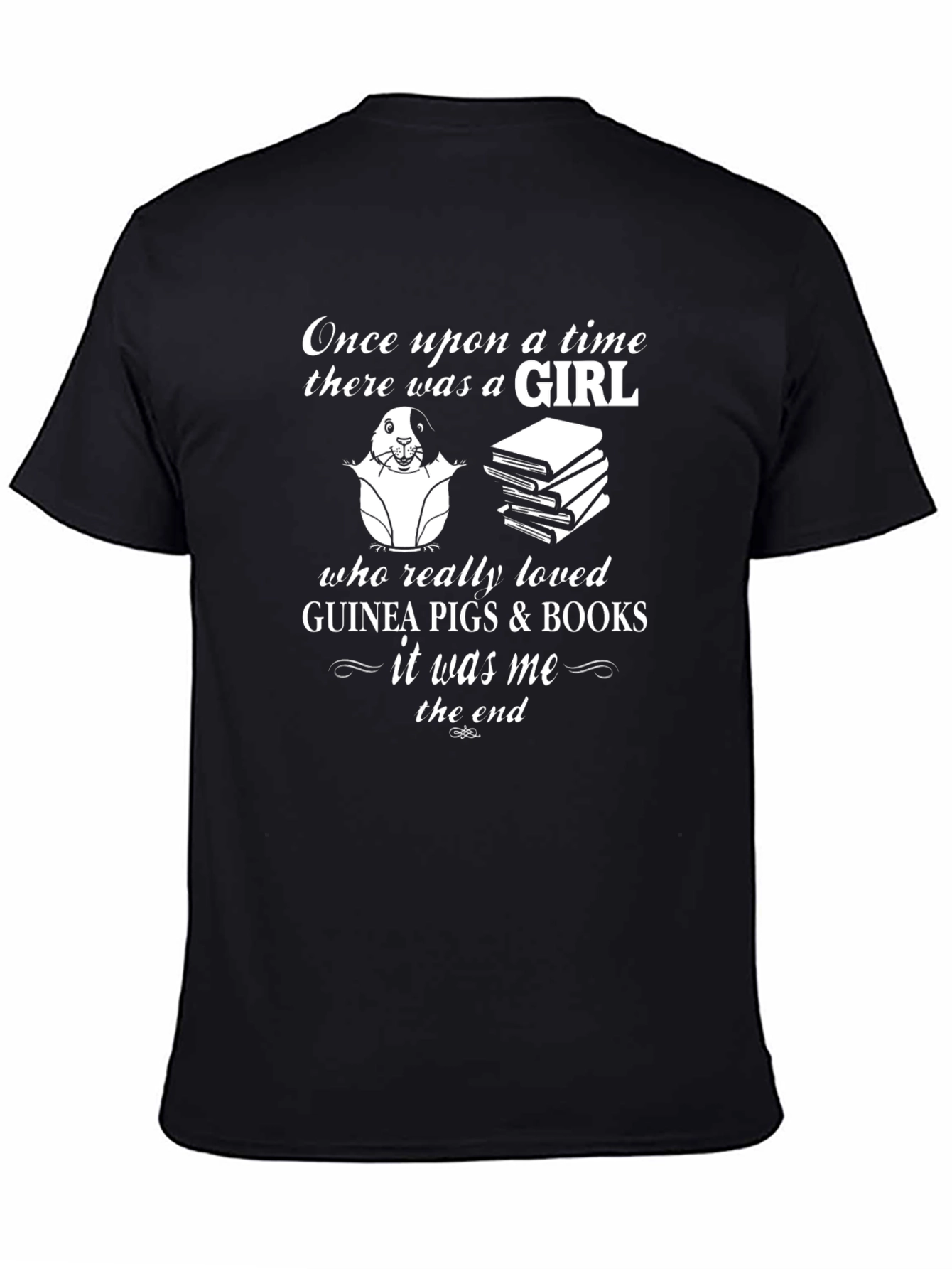 Guinea Pig & Book Lover T-Shirt
