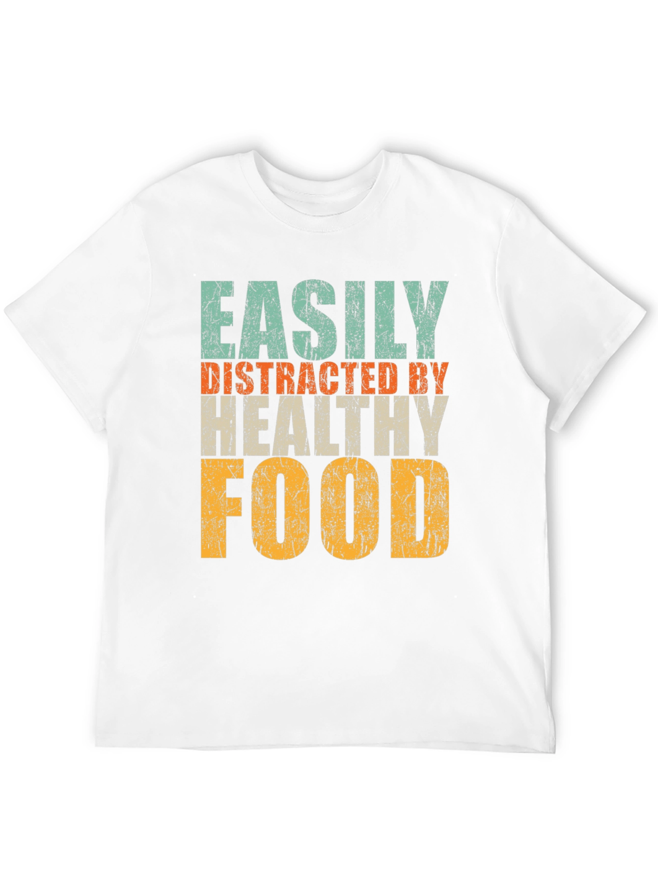 Easily Distracted By Healthy Food Graphic Tee