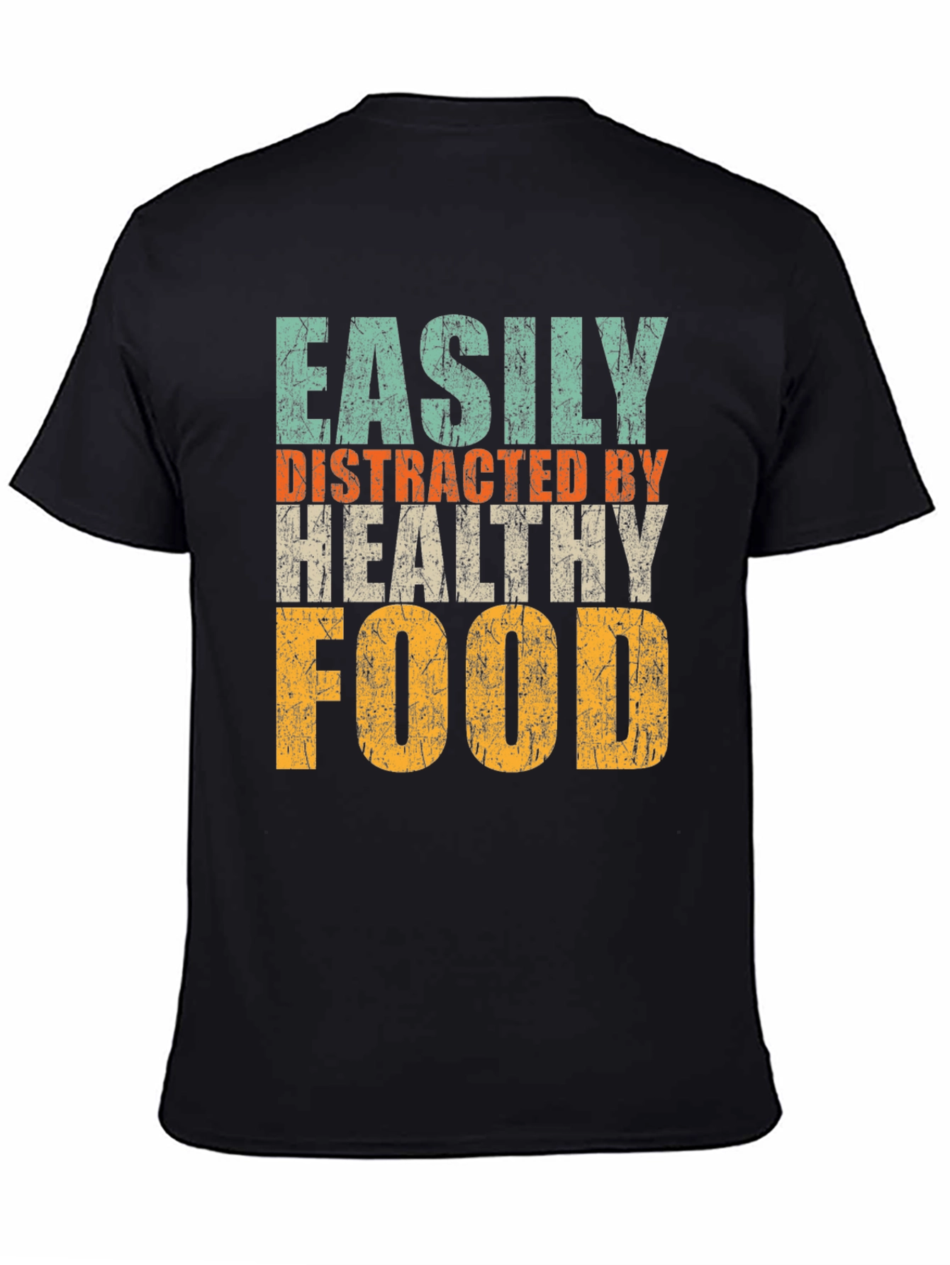 Easily Distracted By Healthy Food Graphic Tee
