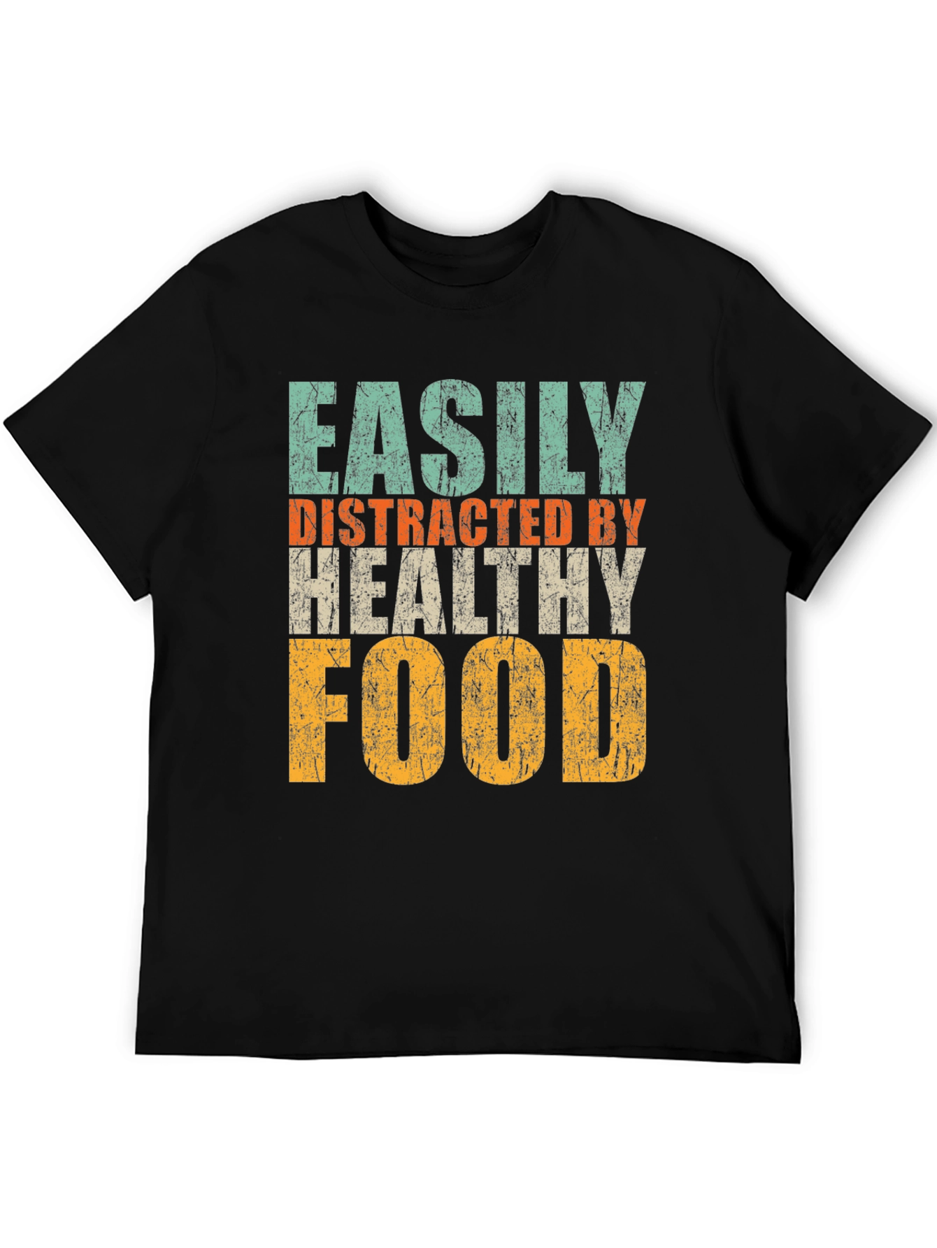 Easily Distracted By Healthy Food Graphic Tee