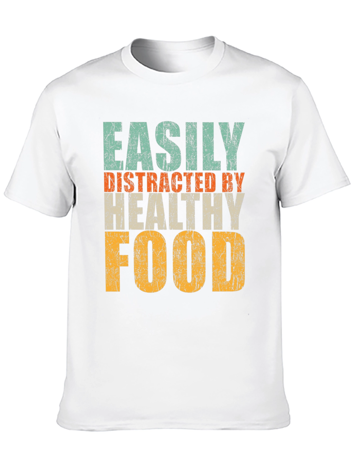 Easily Distracted By Healthy Food Graphic Tee