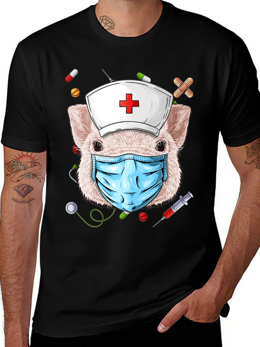 Pig Nurse T-Shirt: Stay Safe & Stylish