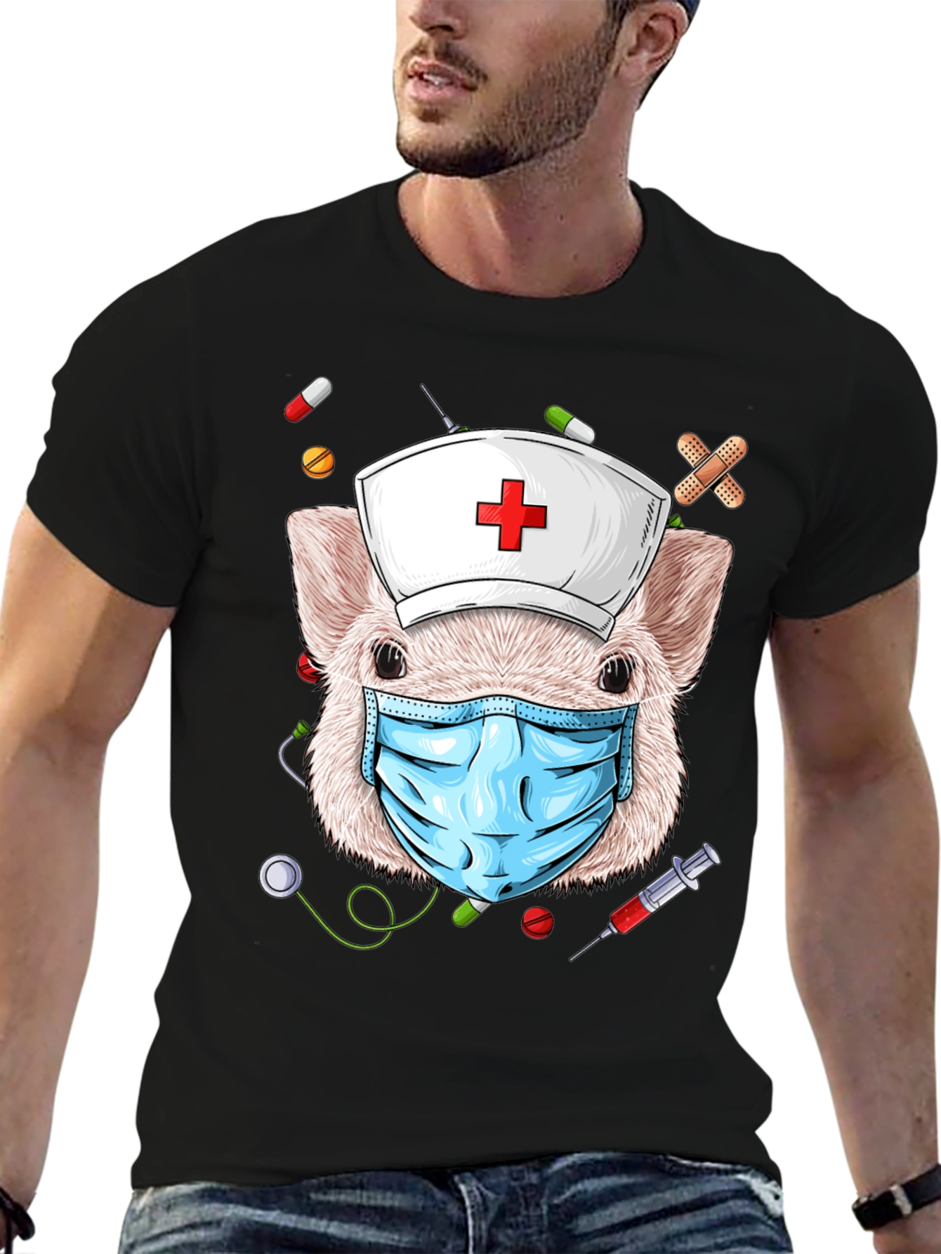 Pig Nurse T-Shirt: Stay Safe & Stylish