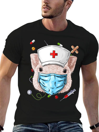 Pig Nurse T-Shirt: Stay Safe & Stylish
