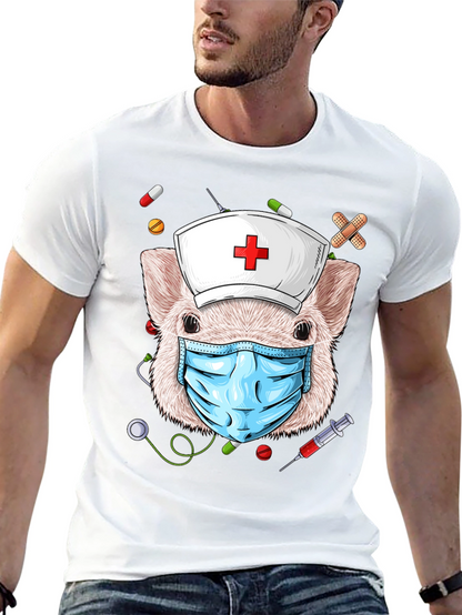 Pig Nurse T-Shirt: Stay Safe & Stylish