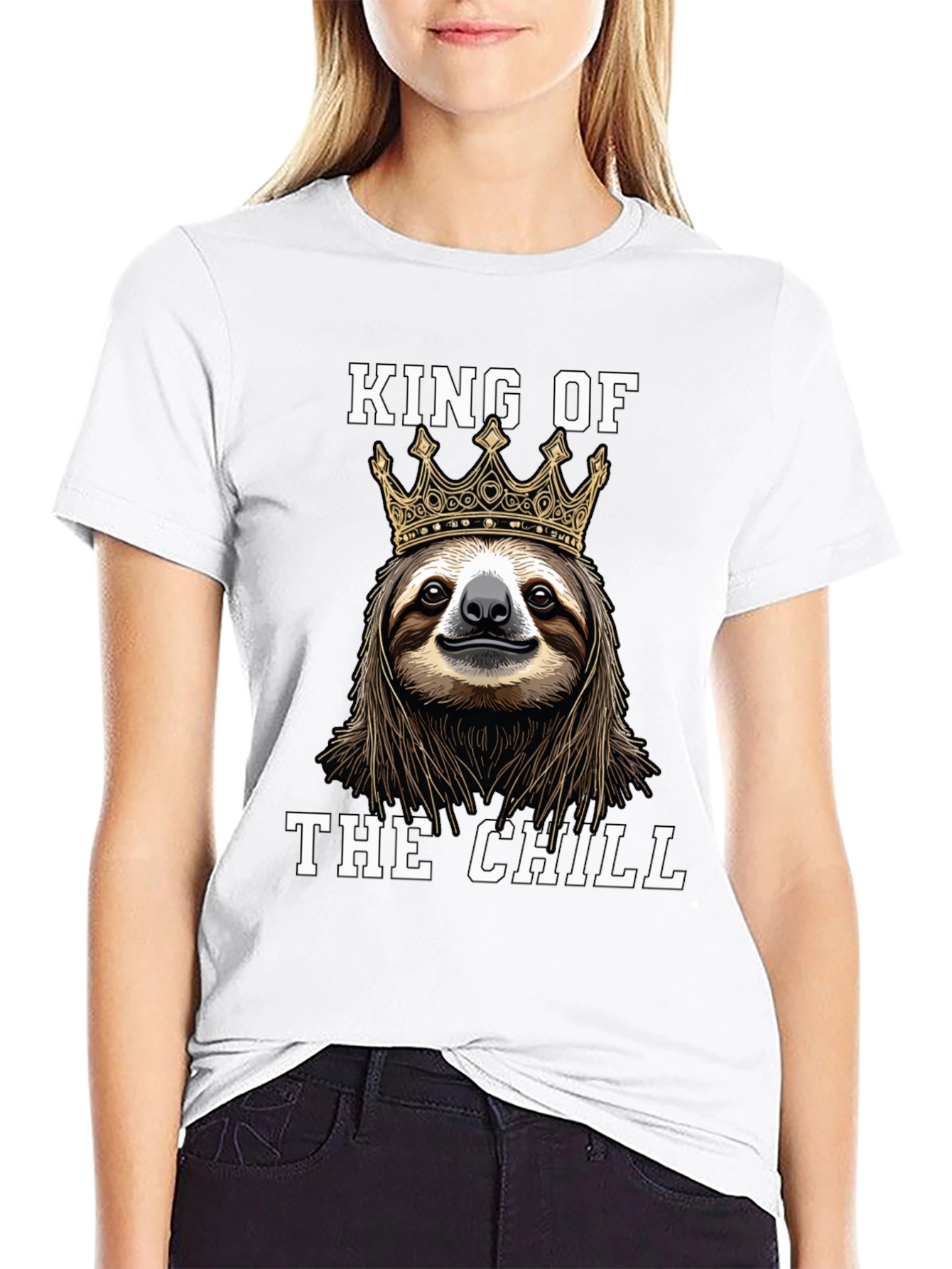 King of the Chill Sloth Graphic Tee