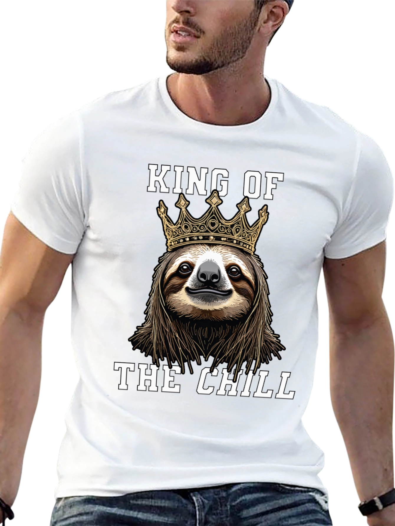 King of the Chill Sloth Graphic Tee