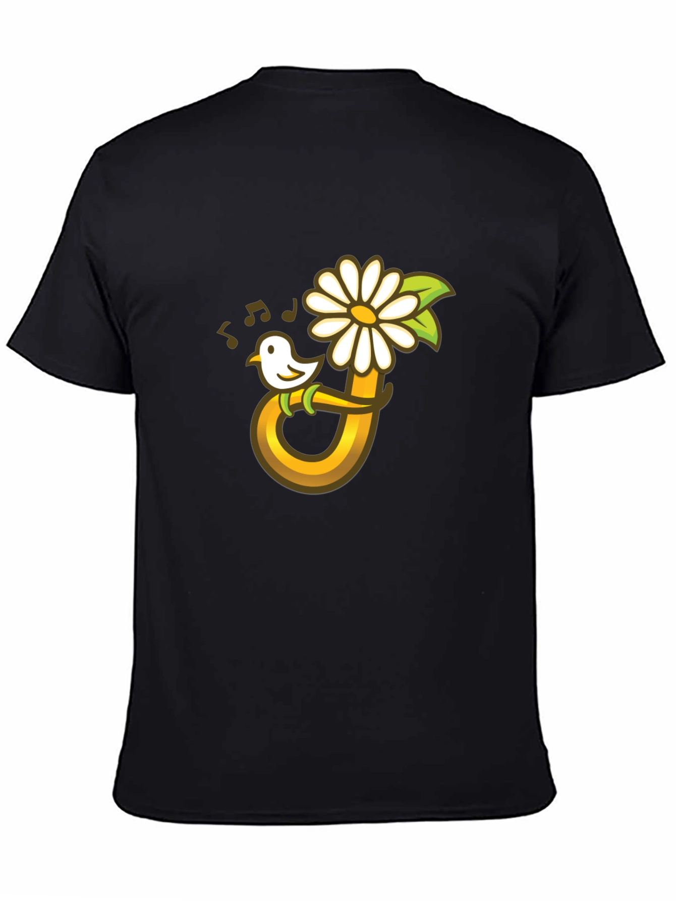 Bird Flower Music T-Shirt