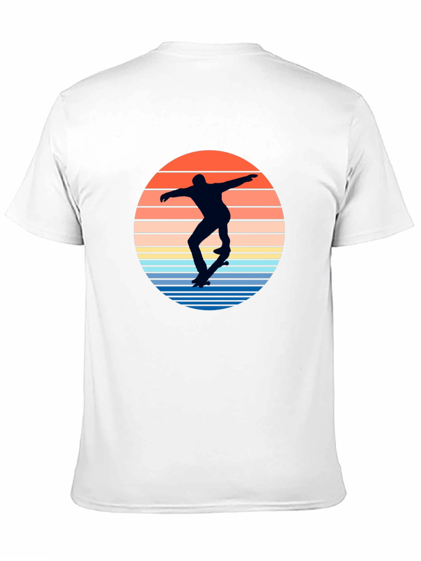 Skateboarder Sunset Graphic T-Shirt