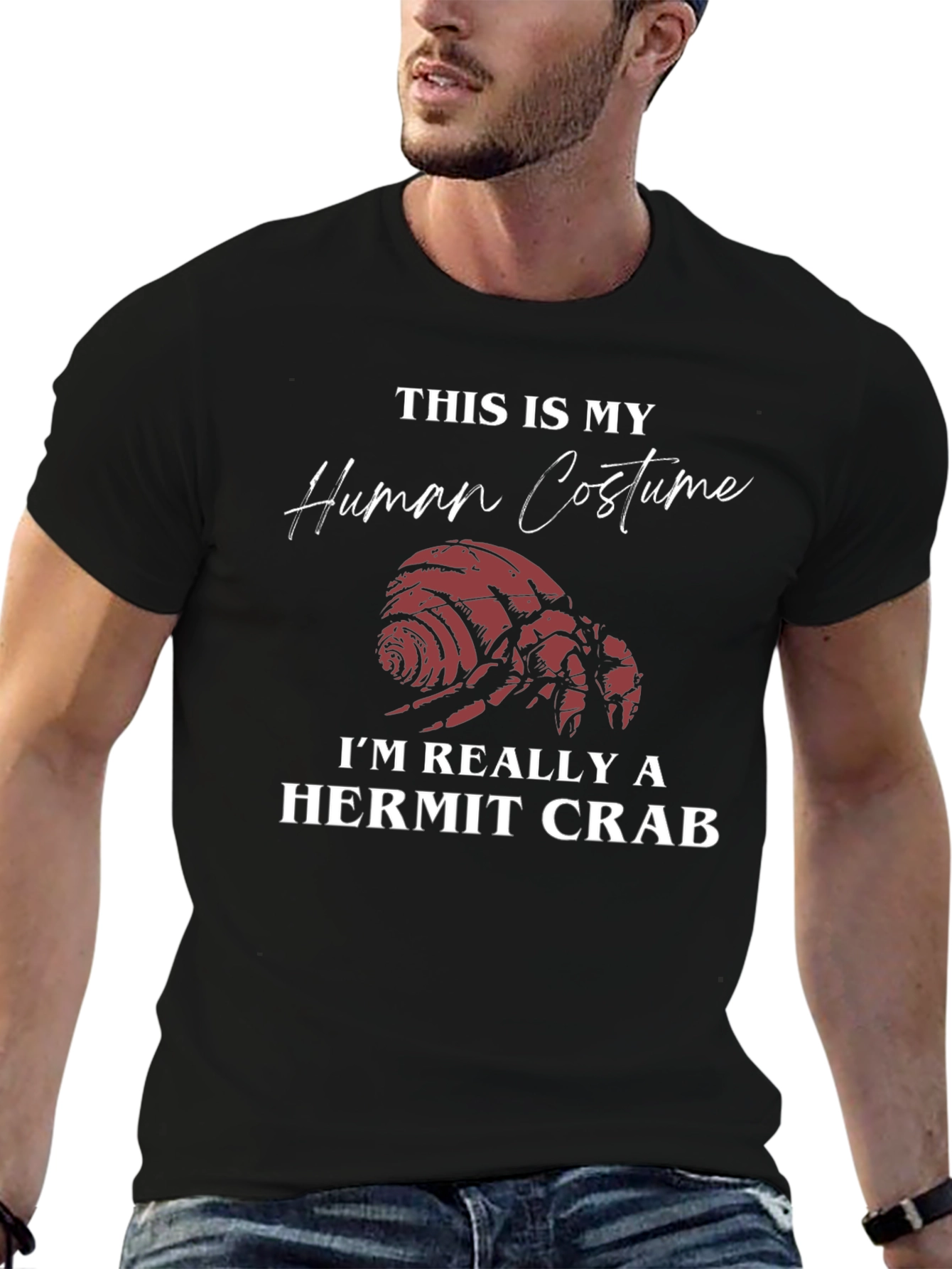 Hermit Crab Human Costume T-Shirt Funny