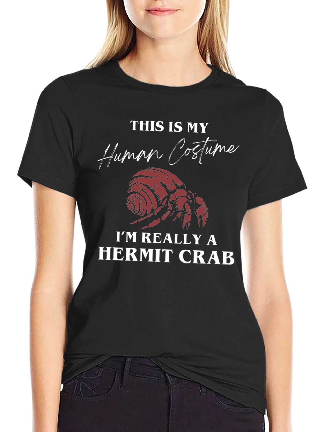 Hermit Crab Human Costume T-Shirt Funny
