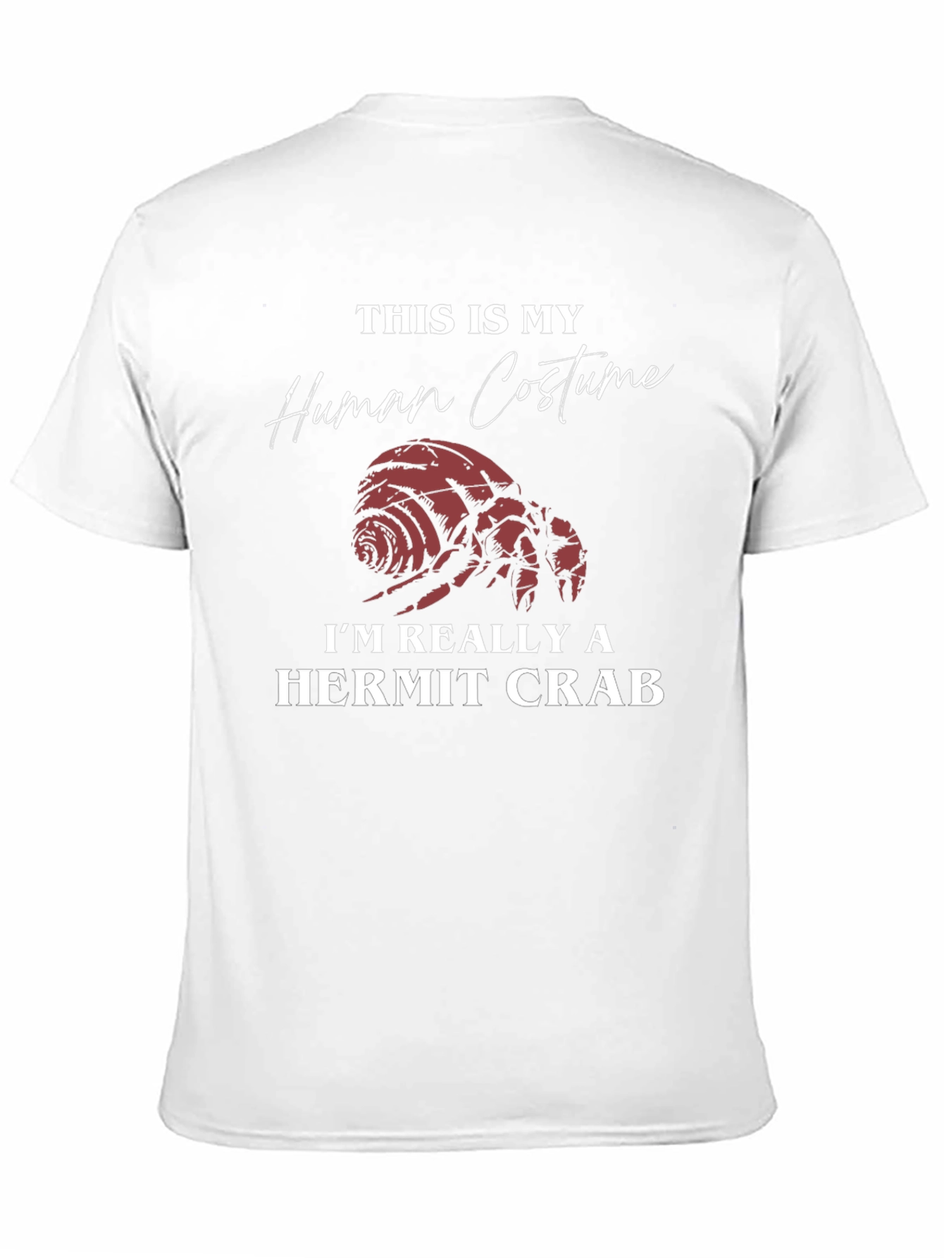 Hermit Crab Human Costume T-Shirt Funny