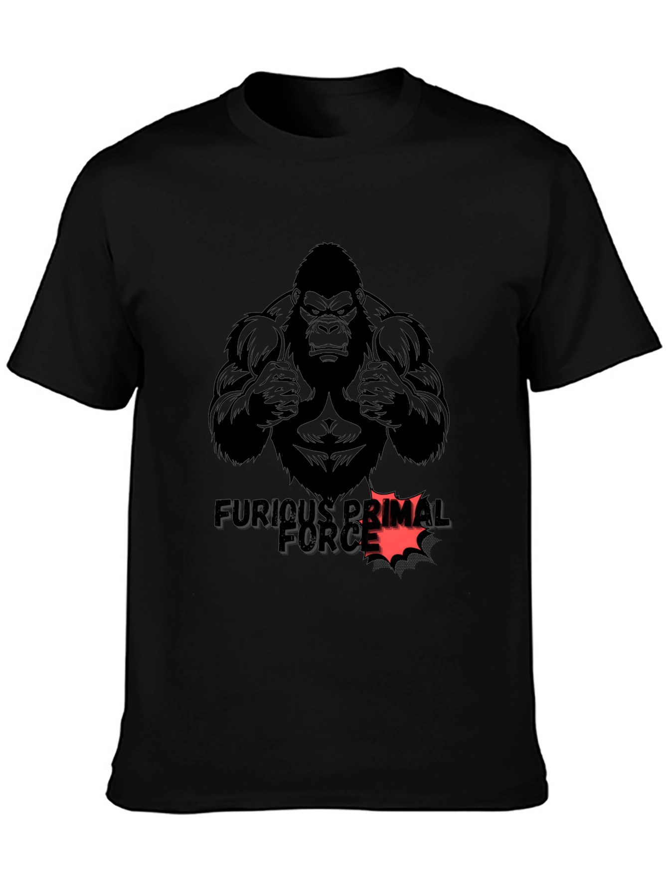Furious Primal Force Gorilla Graphic Tee