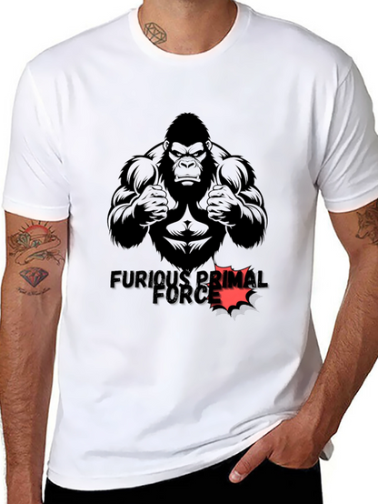 Furious Primal Force Gorilla Graphic Tee