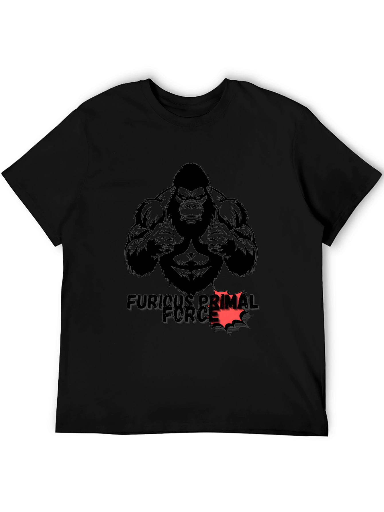Furious Primal Force Gorilla Graphic Tee