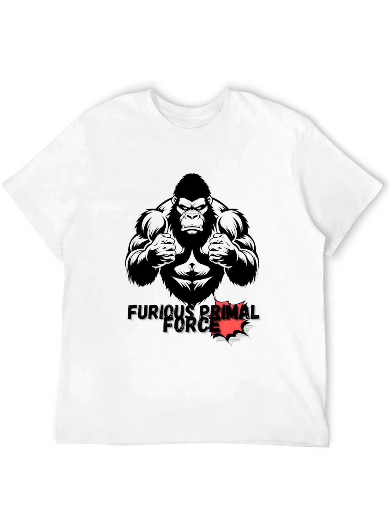 Furious Primal Force Gorilla Graphic Tee