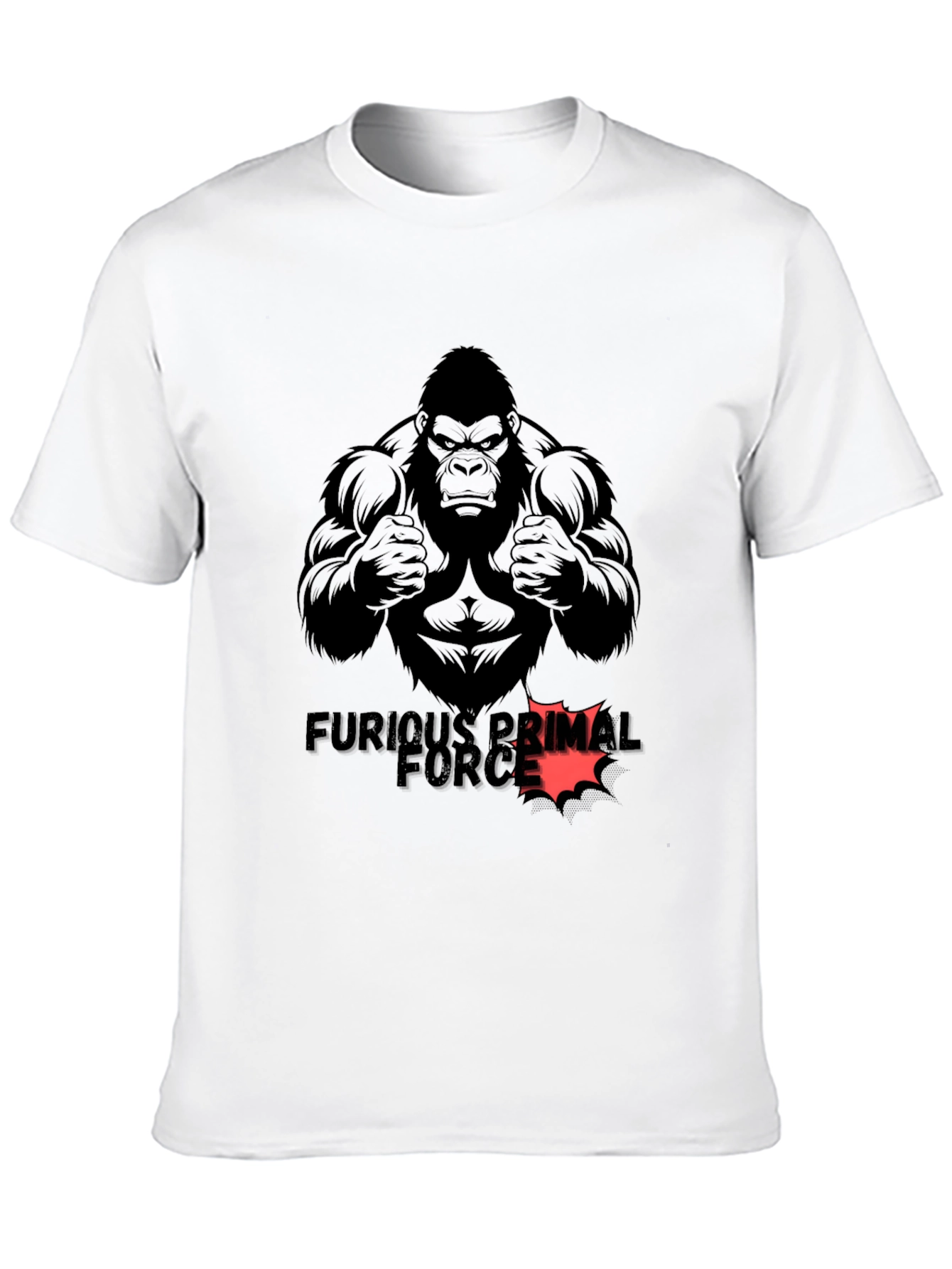 Furious Primal Force Gorilla Graphic Tee