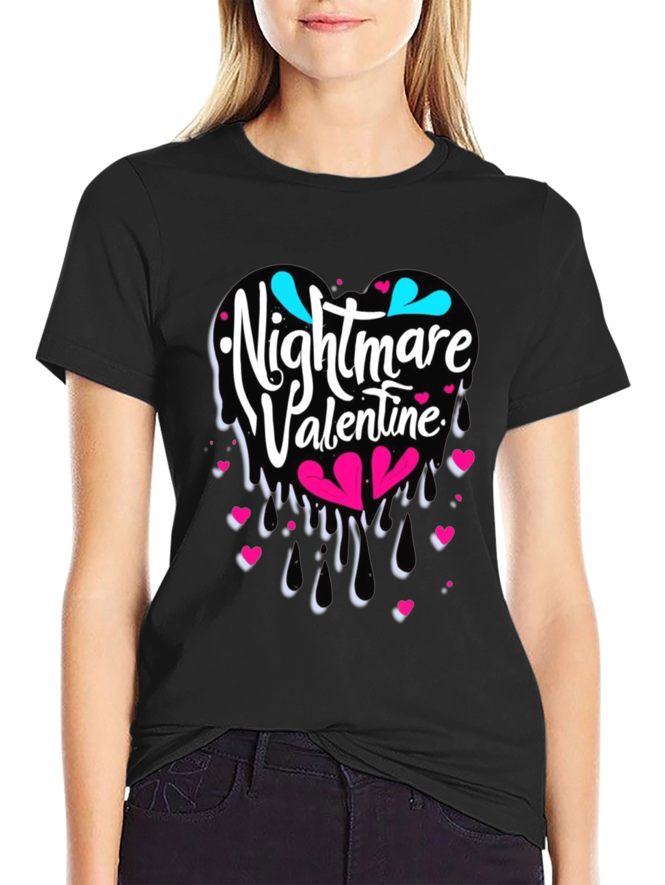Nightmare Valentine Black T-Shirt