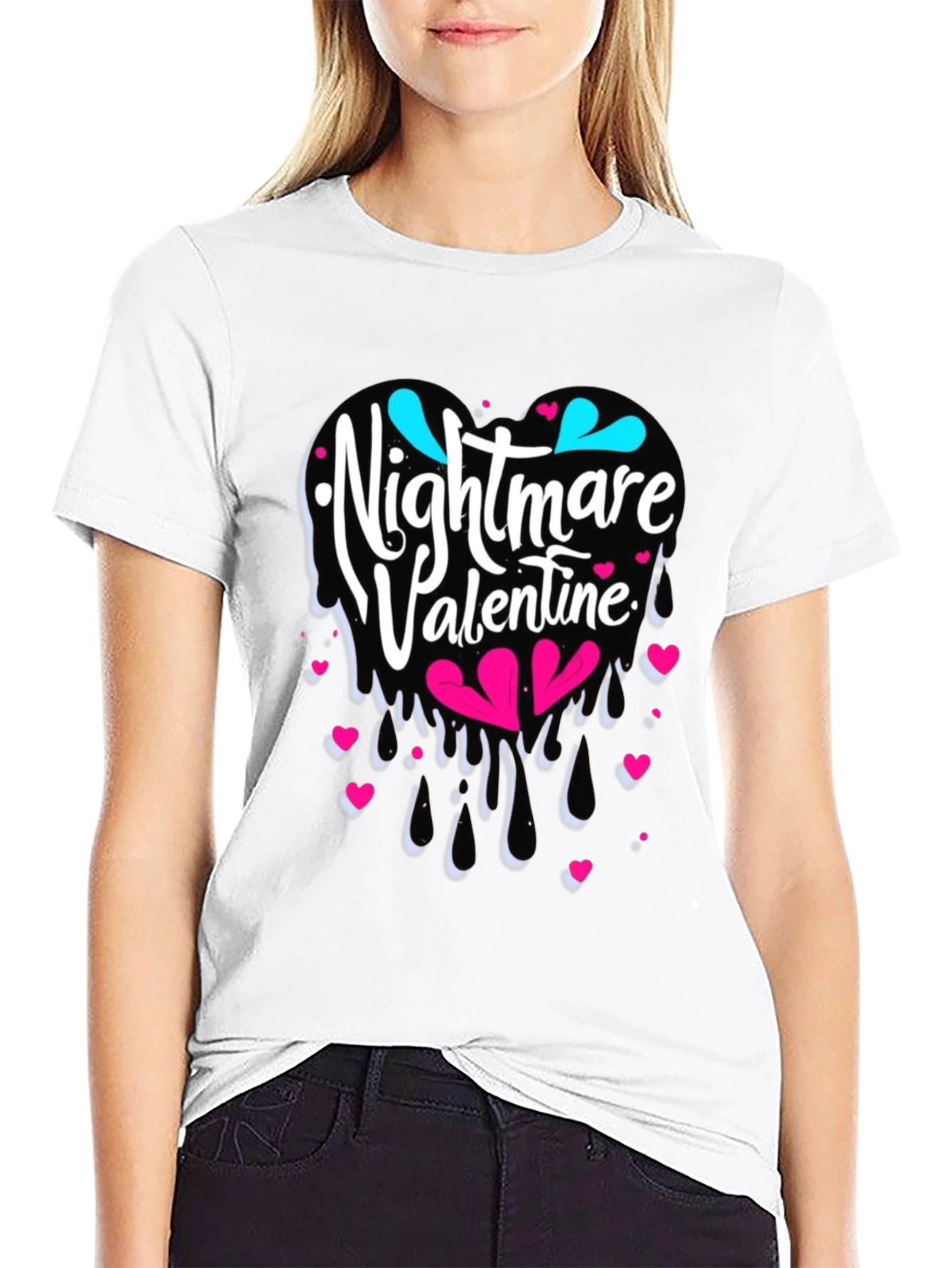 Nightmare Valentine Black T-Shirt
