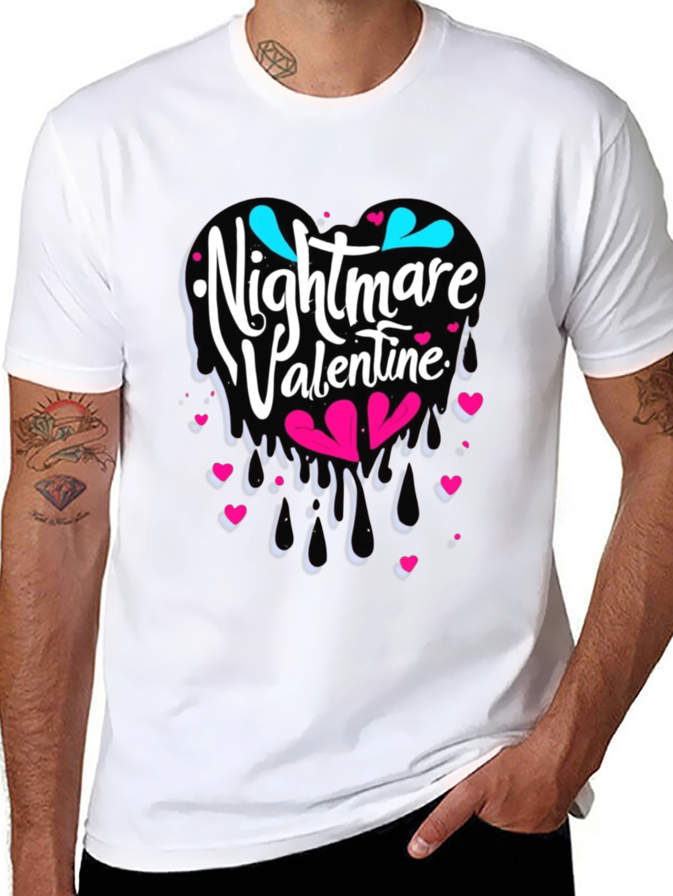 Nightmare Valentine Black T-Shirt