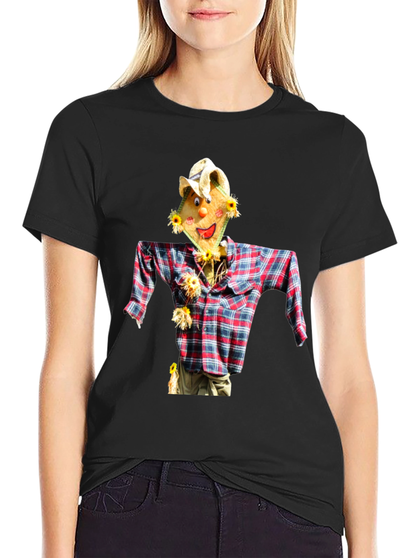 Scarecrow Graphic Tee - Quirky Style