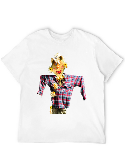 Scarecrow Graphic Tee - Quirky Style