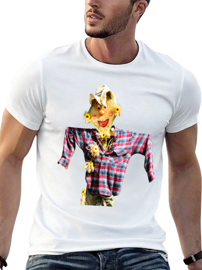 Scarecrow Graphic Tee - Quirky Style