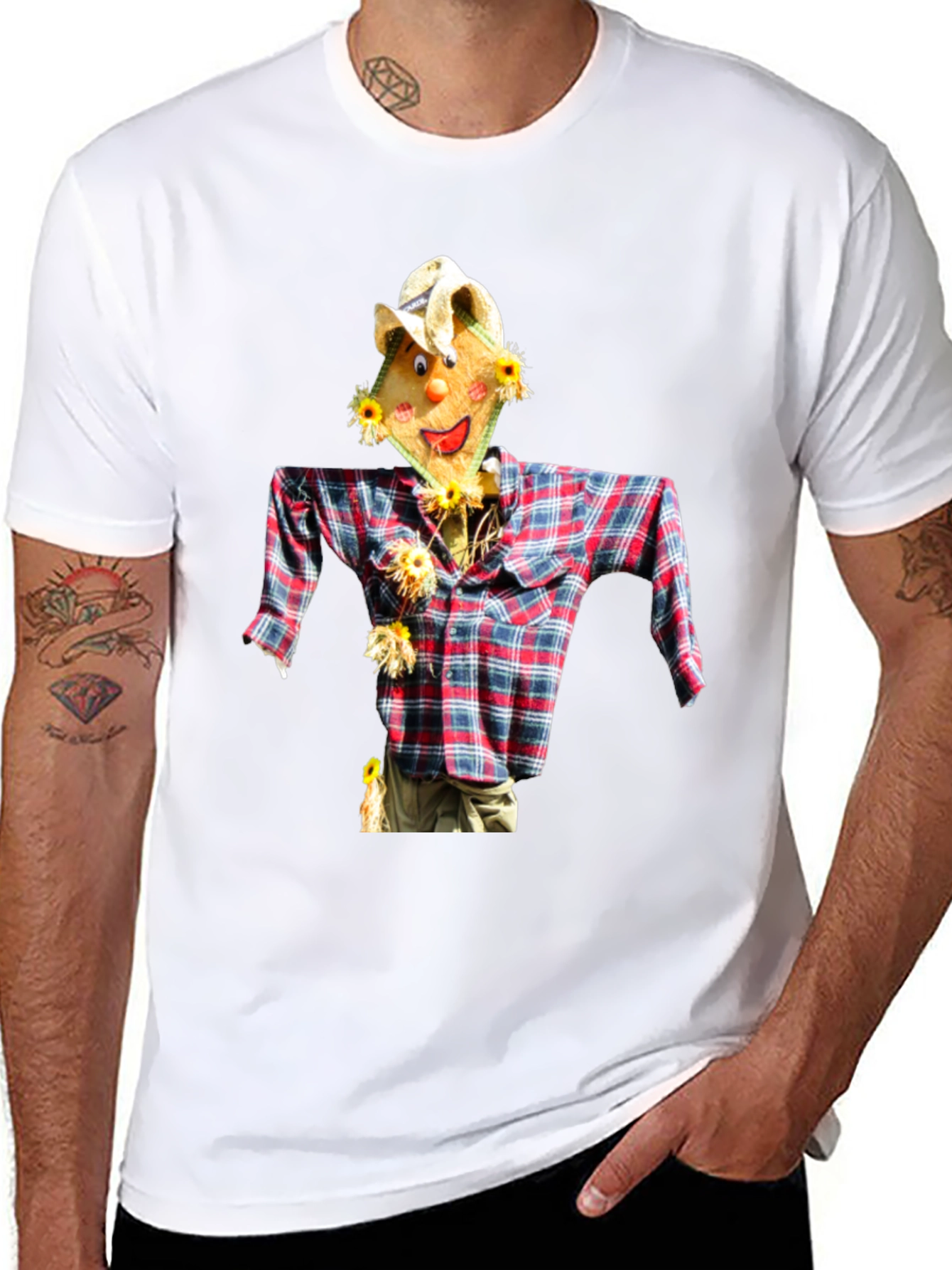 Scarecrow Graphic Tee - Quirky Style