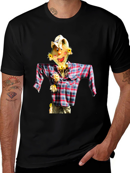Scarecrow Graphic Tee - Quirky Style