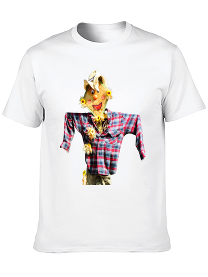 Scarecrow Graphic Tee - Quirky Style