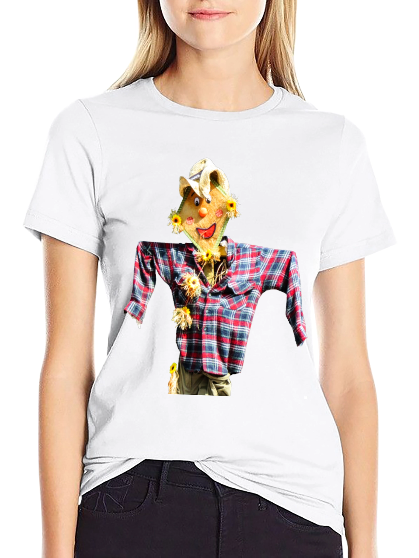 Scarecrow Graphic Tee - Quirky Style