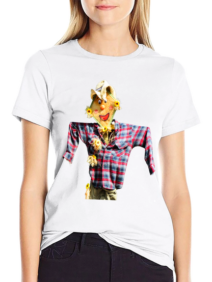 Scarecrow Graphic Tee - Quirky Style
