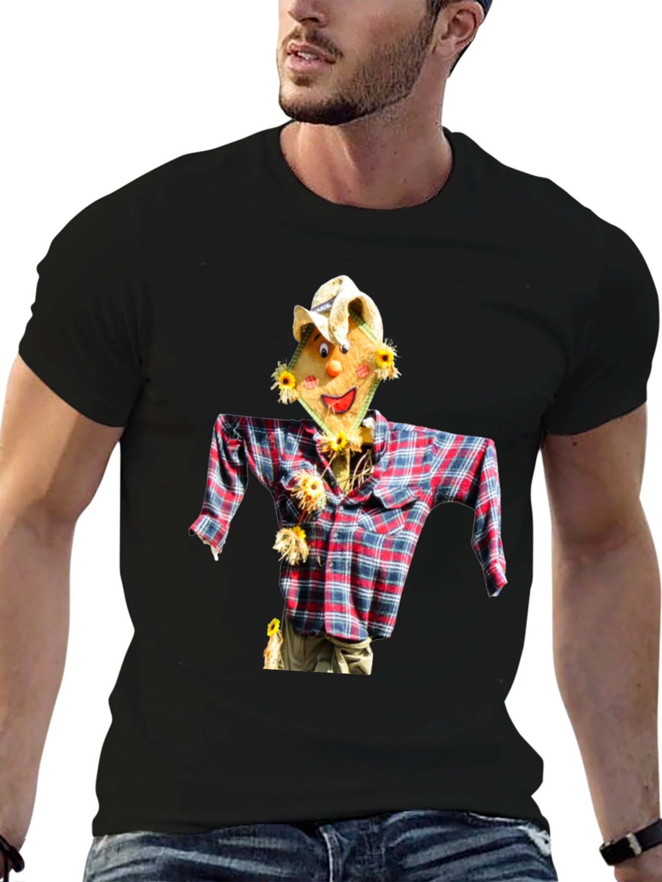 Scarecrow Graphic Tee - Quirky Style