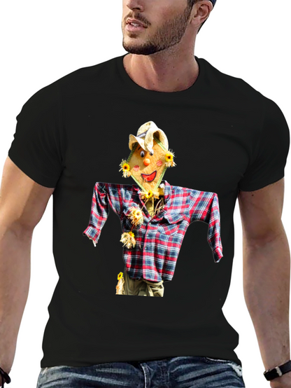 Scarecrow Graphic Tee - Quirky Style