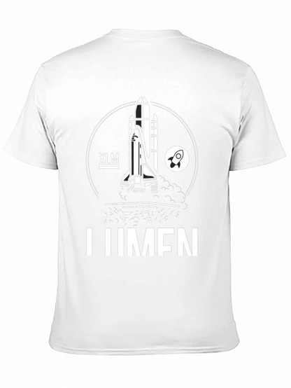 XLM LUMEN Rocket T-Shirt - Crypto Design