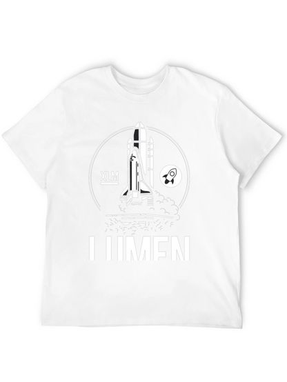 XLM LUMEN Rocket T-Shirt - Crypto Design