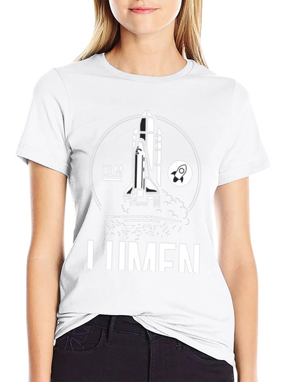 XLM LUMEN Rocket T-Shirt - Crypto Design