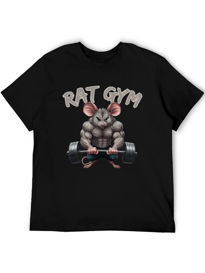 Rat Gym T-Shirt - Funny Workout Apparel