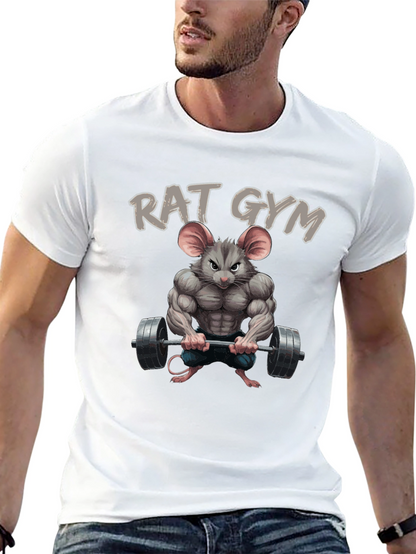 Rat Gym T-Shirt - Funny Workout Apparel