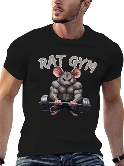 Rat Gym T-Shirt - Funny Workout Apparel