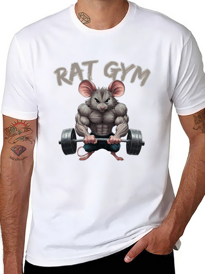 Rat Gym T-Shirt - Funny Workout Apparel