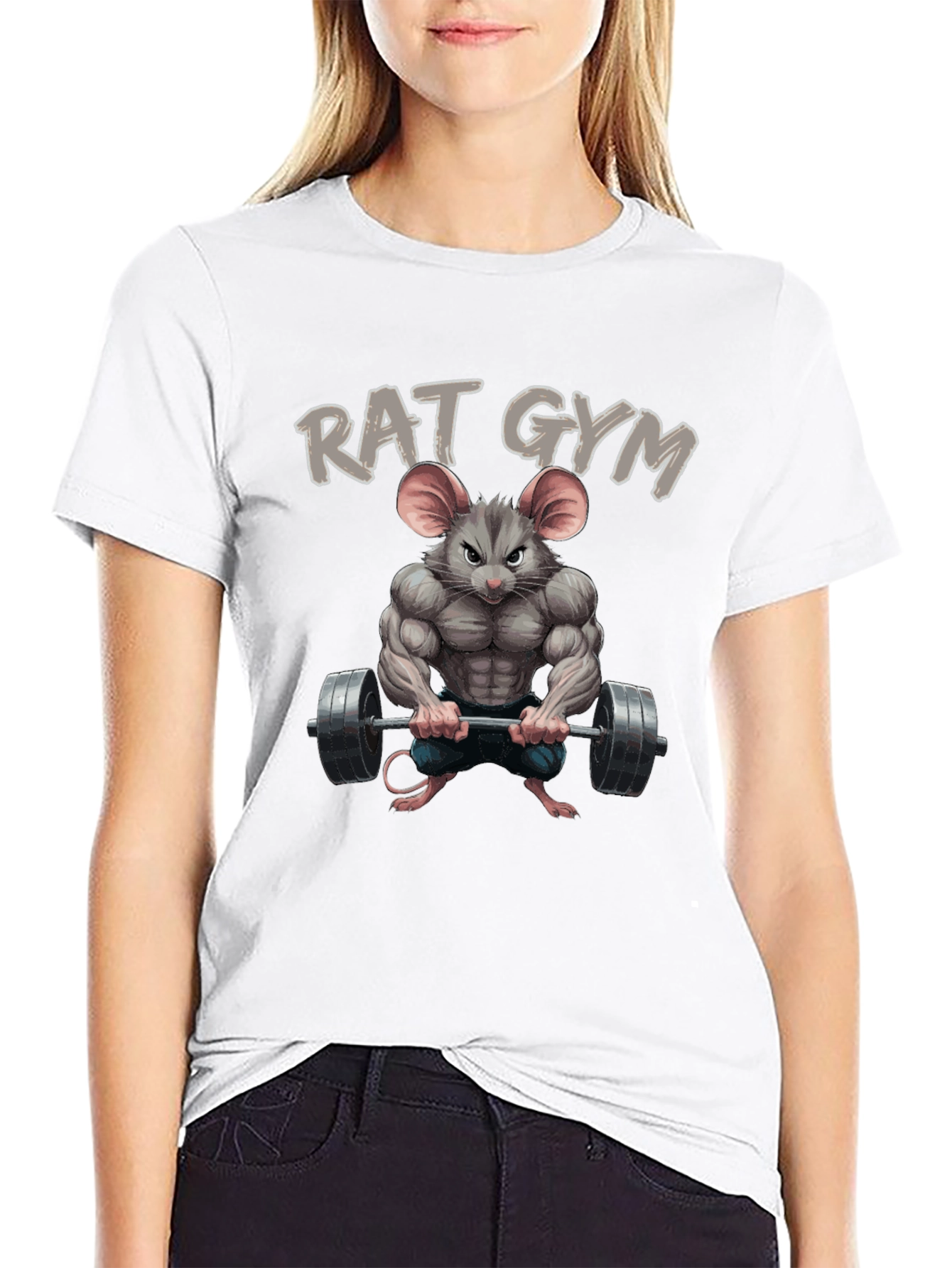 Rat Gym T-Shirt - Funny Workout Apparel